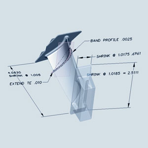 A drawing of the side of a boat with measurements.